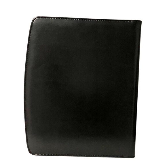 Cirrus Vision Jet Leather Portfolio Binder Zip Close Card Holder Leeds Black - Picture 8 of 9